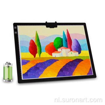 Diamond Painting LED-lichtpad op batterijen A3